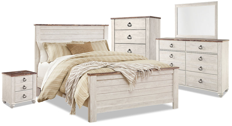 Willowton 7-Piece Queen Bedroom Package