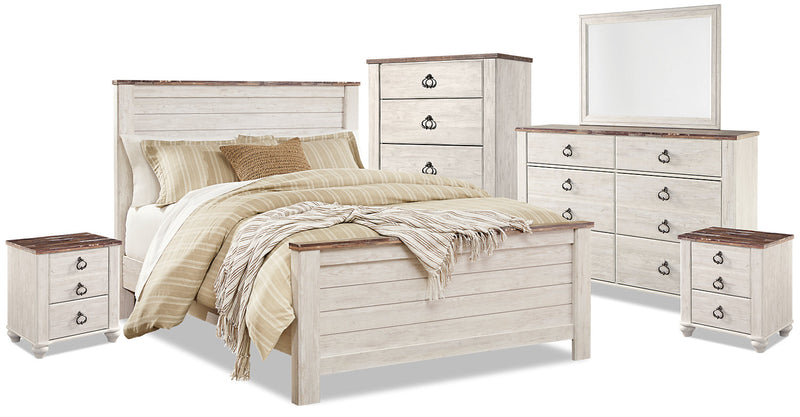 Willowton 8-Piece Queen Bedroom Package