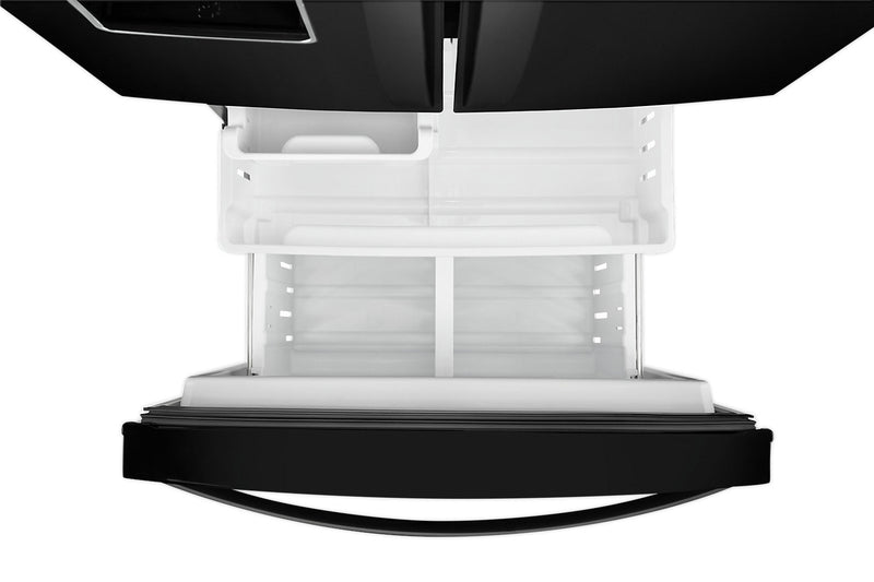 Whirlpool 30\" 20 Cu. Ft. French-Door Refrigerator - Black - WRF560SEHB