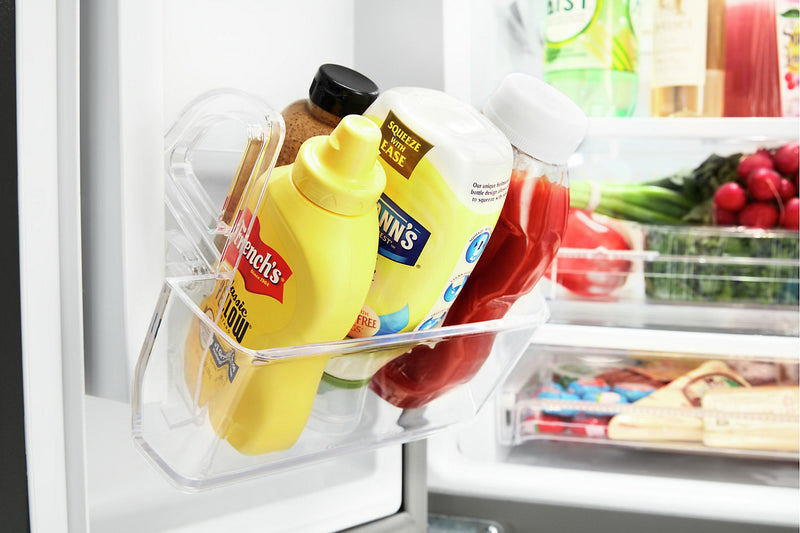 Whirlpool 30\" 20 Cu. Ft. French-Door Refrigerator - Black Stainless - WRF560SEHV