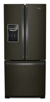 Whirlpool 30\" 20 Cu. Ft. French-Door Refrigerator - Black Stainless - WRF560SEHV
