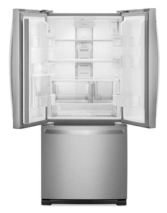 Whirlpool 30\" 20 Cu. Ft. French-Door Refrigerator - Fingerprint Resistant Stainless Steel - WRF560SEHZ