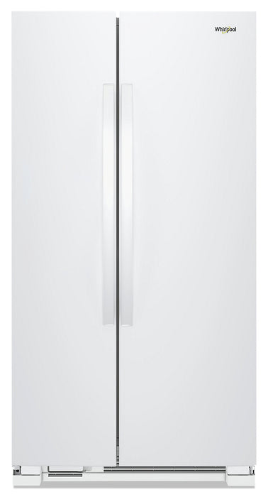 Whirlpool 36\" 25 Cu. Ft. Side-by-Side Refrigerator - White - WRS315SNHW