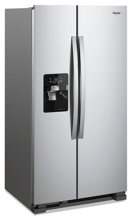 Whirlpool 33\" 21 Cu. Ft. Side-by-Side Refrigerator - Fingerprint Resistant Stainless Steel - WRS321SDHZ