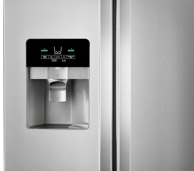 Whirlpool 33\" 21 Cu. Ft. Side-by-Side Refrigerator - Fingerprint Resistant Stainless Steel - WRS321SDHZ