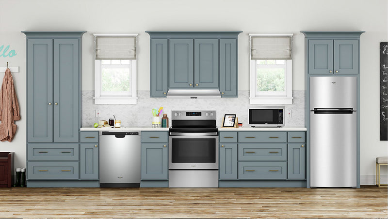 Whirlpool 28\" 18 Cu. Ft. Top-Mount Refrigerator - Stainless Steel - WRT518SZFM