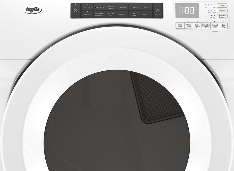Inglis 7.4 Cu. Ft. Electric Dryer - White - Stackable - YIED5900HW