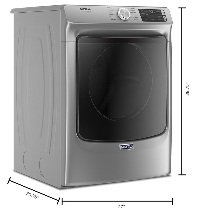 Maytag 7.3 Cu. Ft. Gas Dryer with Steam - Metallic Slate - Stackable - MGD6630HC