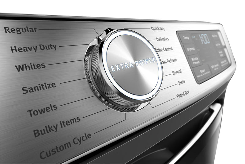Maytag Front-Load 5.8 Cu. Ft. Smart Washer with Extra Power and 7.3 Cu. Ft. Electric Smart Dryer – Slate