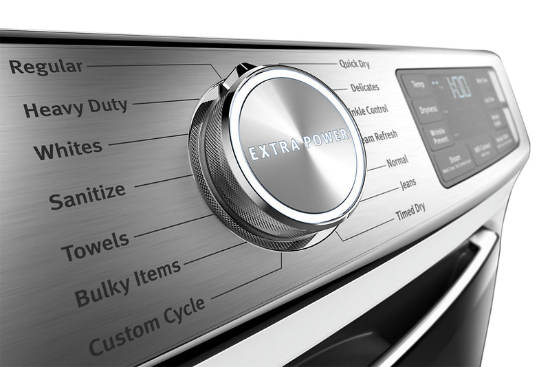 Maytag 7.3 Cu. Ft. Smart Electric Dryer with Steam - White - Stackable - YMED8630HW