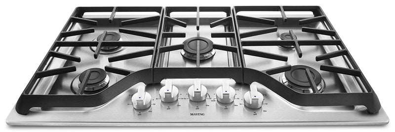 Maytag 36\" 5-Element Gas Cooktop - Stainless Steel - MGC7536DS