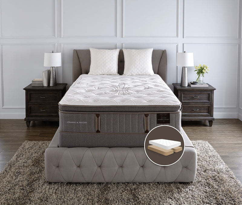 Stearns & Foster Eastminster Pillow-Top Split Queen Mattress Set