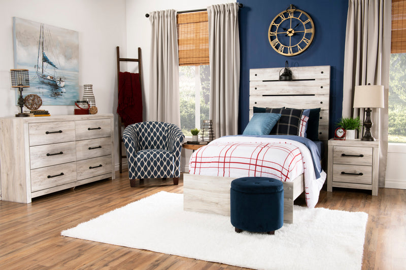 Abby Bedroom 6-Drawer Dresser, 58.7\"W x 36.42\"H - White