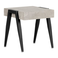 City Life Square End Table - Concrete 