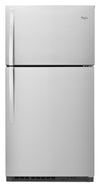 Whirlpool 33\" 21.3 Cu. Ft. Top-Mount Refrigerator - Monochromatic Stainless Steel - WRT541SZDM