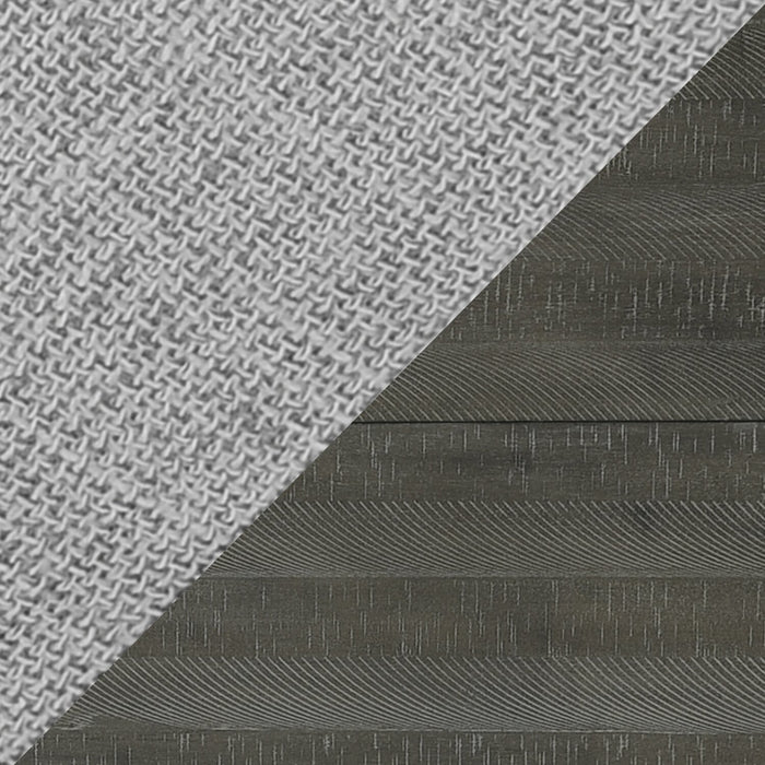 Alto 5pc Dining Set with Table & 4 Chairs, 65-83\"W Extension, Trestle Base - Grey