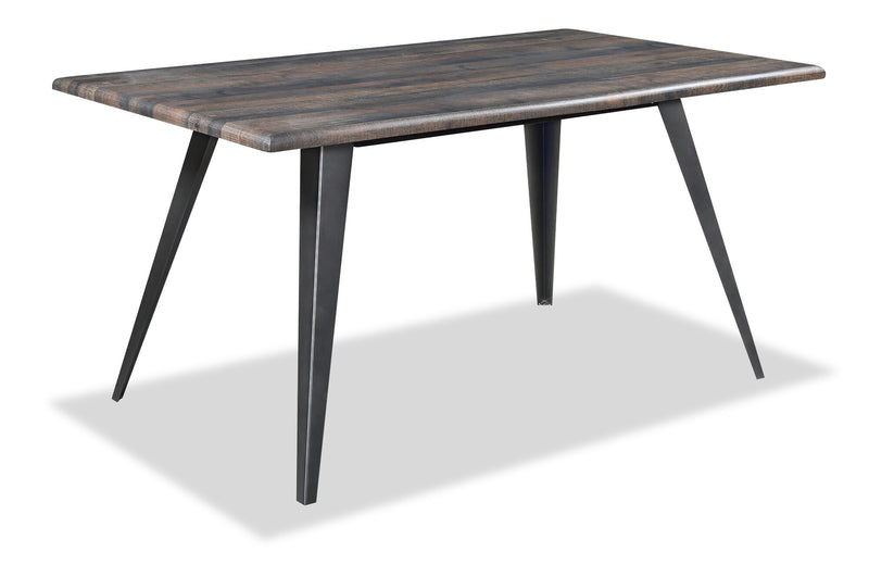 Amos Dining Table, Metal, 60\"W - Grey