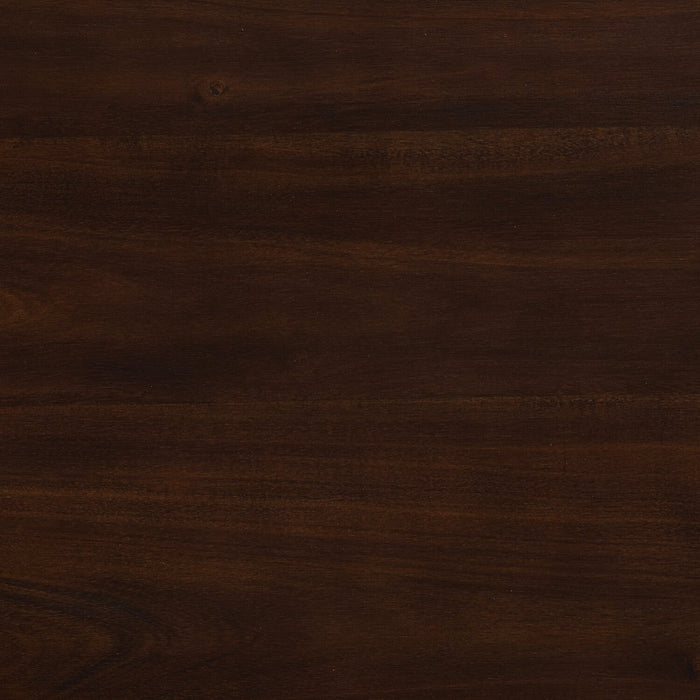 Astoria 5pc Counter-Height Dining Set with Table & 4 Stools, Built-in Shelves, 60\"W - Brown