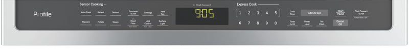 Profile 2.1 Cu. Ft. Over-the-Range Microwave with Chef Connect and 400 CFM - Stainless - PVM2188SJC