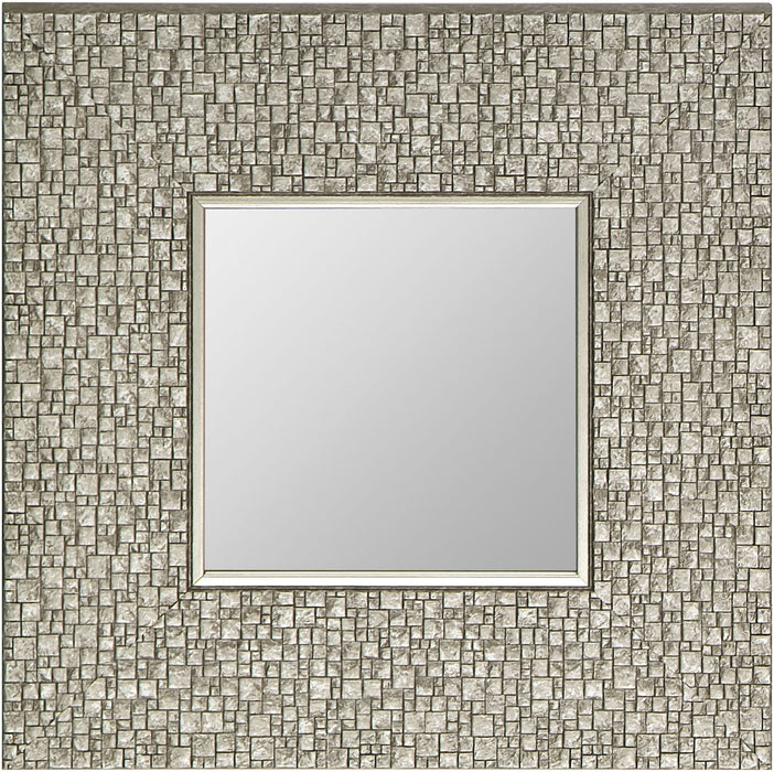 Silver Square Mirror – 11.25\" x 11.25\"