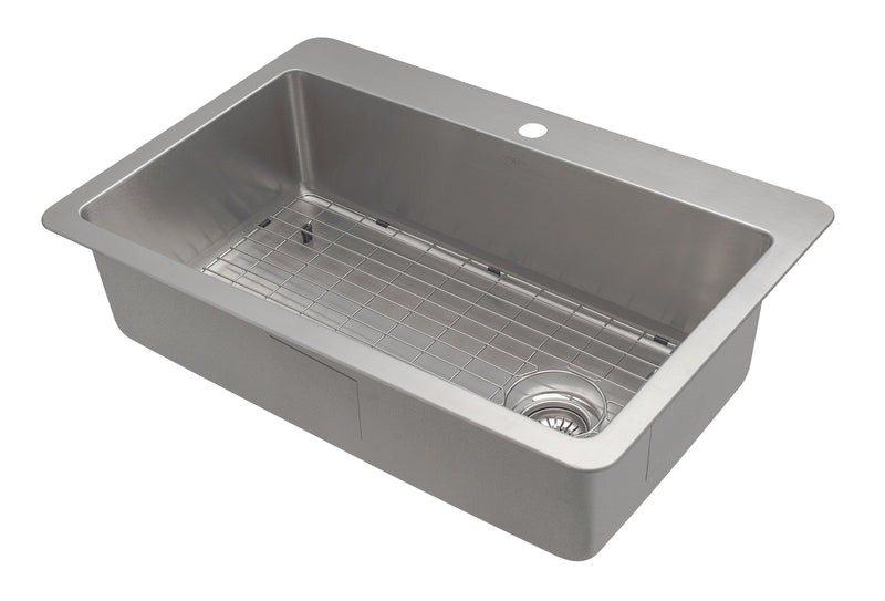 Ancona Valencia Series 33\" Dual Mount Kitchen Sink - AN-3334