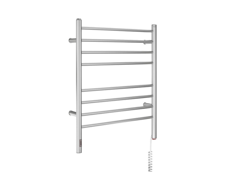 Ancona Prestige 8-Bar Wall Mounted Towel Warmer with Integrated On-Board Timer - AN-5326