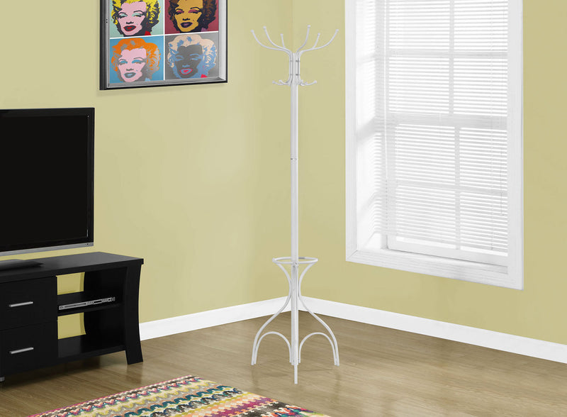 Lumai 18\" Coat Rack - White