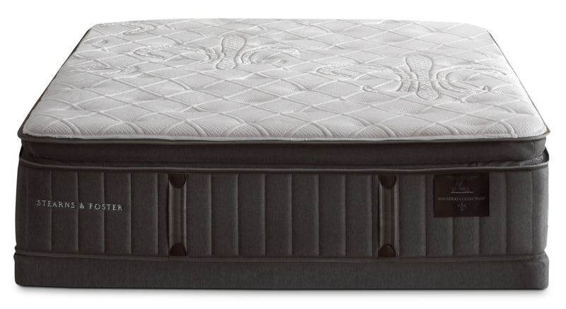 Stearns & Foster Princedale Medium Pillow-Top Low-Profile Split Queen Mattress Set