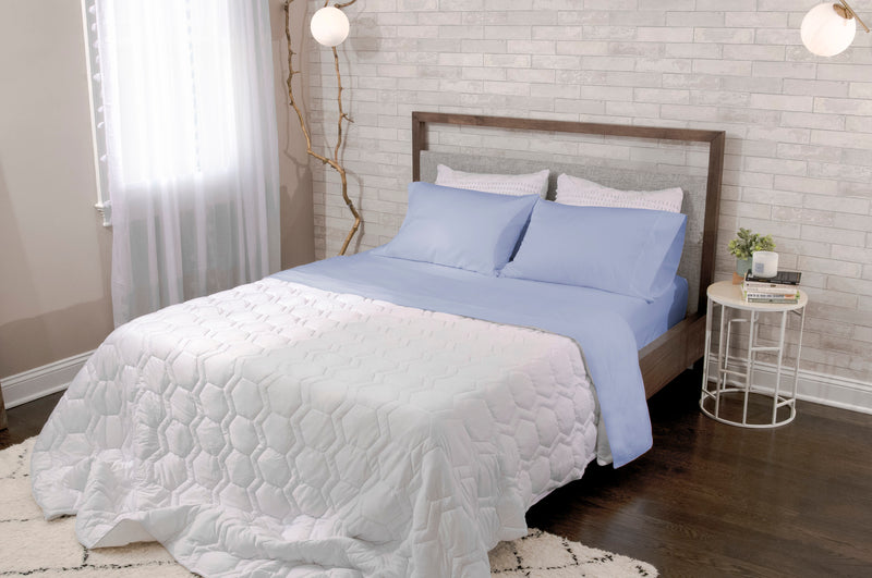 BEDGEAR Basic 3-Piece Twin XL Sheet Set - Mist