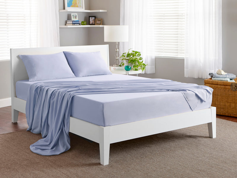BEDGEAR Basic 4-Piece Full Sheet Set - Mist