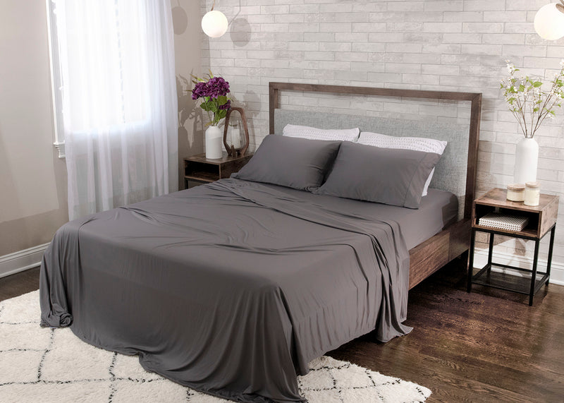 BEDGEAR Dri-Tec® 4-Piece Full Sheet Set - Grey 
