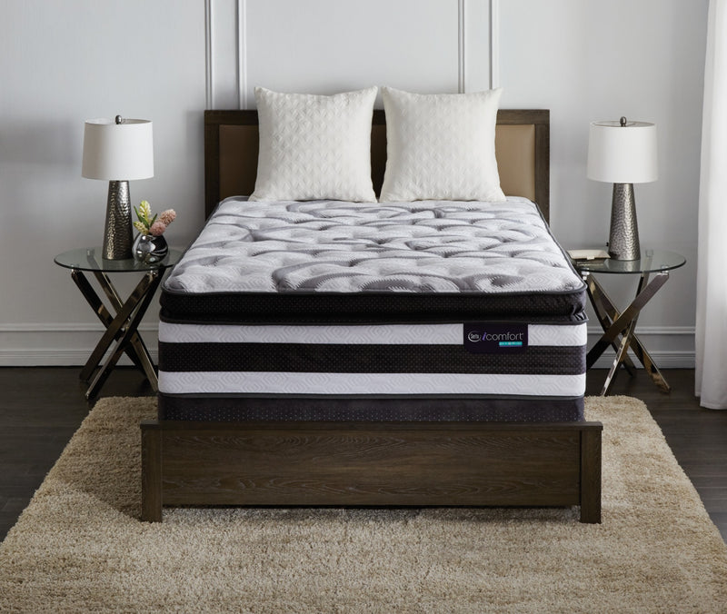 Serta iComfort® Hybrid Manolo Medium Super Pillow-Top Full Mattress Set