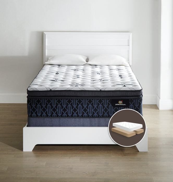 Serta Perfect Sleeper® Mansell Plush Super Pillow-Top Split Queen Mattress Set