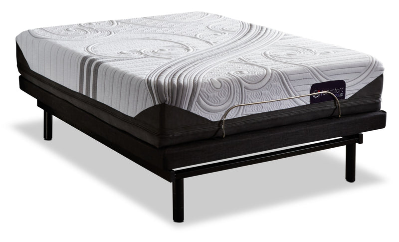 Serta iComfort® EFX3D Ermano Twin XL Mattress with Motion Essentials® 3 Adjustable Base