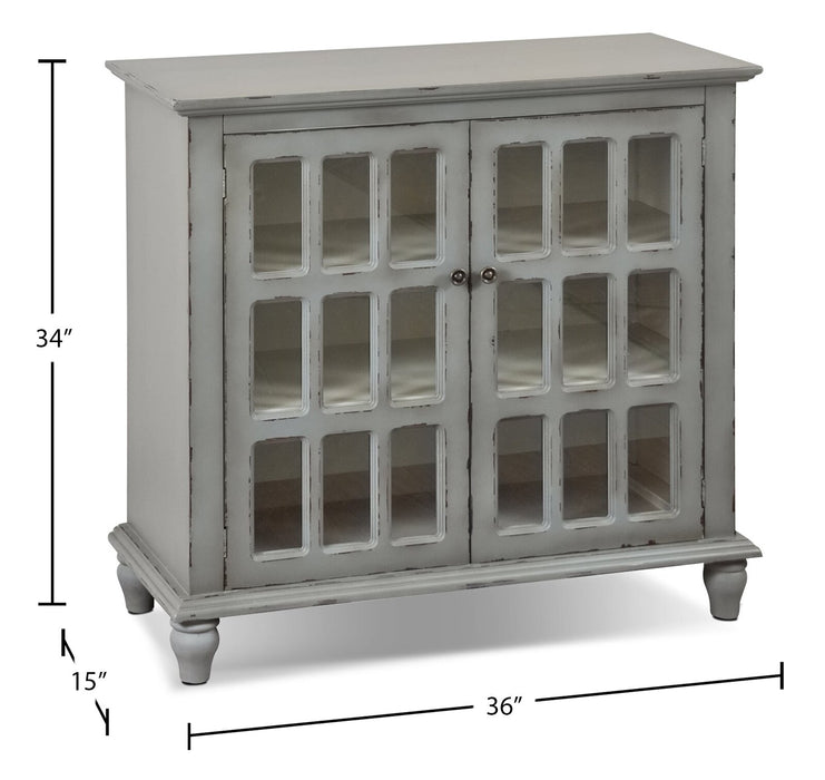 Bray 36\" Accent Cabinet - Antique Grey