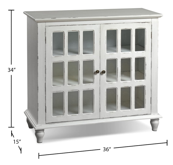 Bray 36\" Accent Cabinet - Antique Ivory