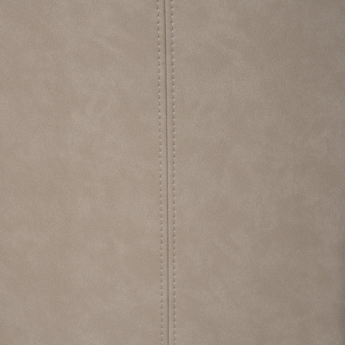 Bree Dining Chair with Vegan Leather Fabric - Taupe