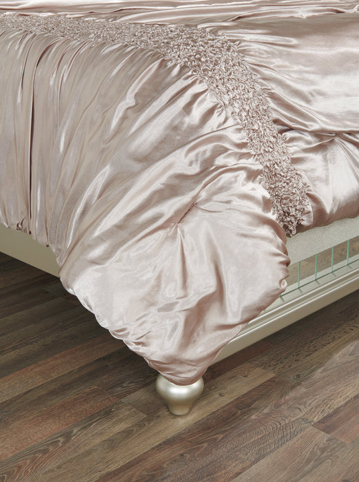 Beatrice 7-Piece King Comforter Set - Taupe