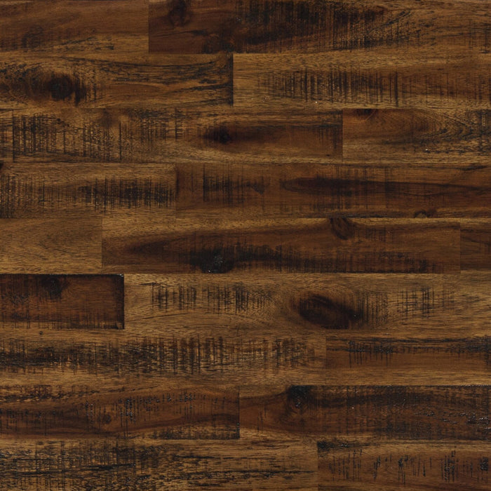 Casey 48\" Rustic Coffee Table with Storage, Shelf and Casters - Brown Wood