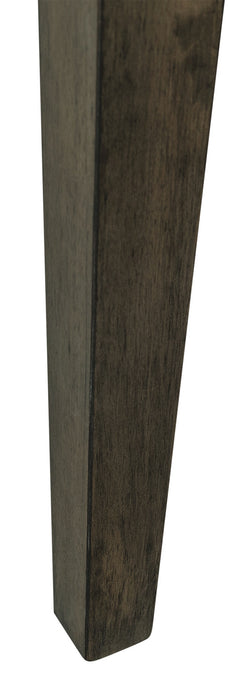 Chelsea 5pc Dining Set with Table & 4 Grey Chairs, 60\"W - Grey/Brown