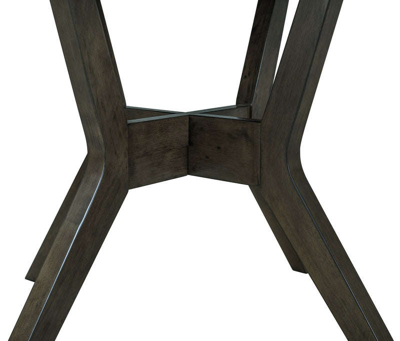 Chelsea Dining Table, 48\"W Round - Grey/Brown