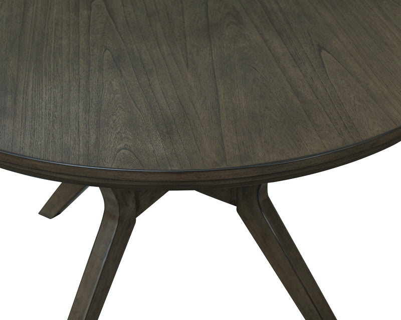Chelsea Dining Table, 48\"W Round - Grey/Brown