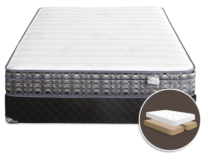 Springwall Endeavour 4 Euro-Top Firm Split Queen Mattress Set