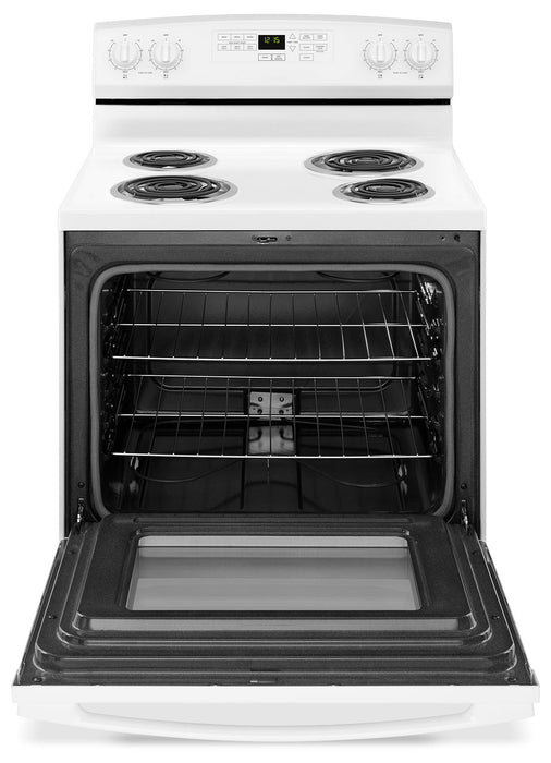 Amana 4.8 Cu. Ft. Electric Range with Self-Clean - White - YACR4503SFW