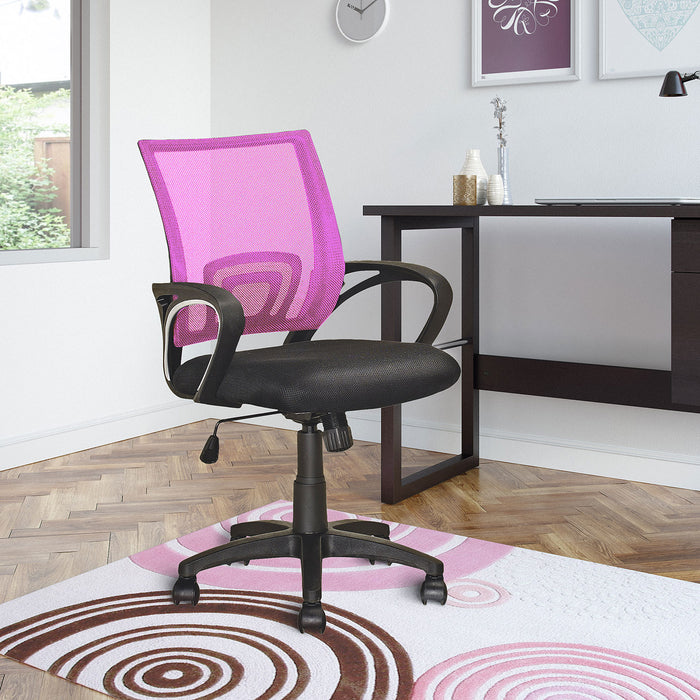 Loft 21\" Mesh Office Chair - Pink