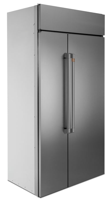Cafe 48\" 29.5 Cu. Ft. Side-by-Side Refrigerator - Stainless - CSB48WP2NS1