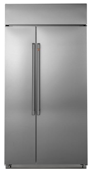 Cafe 48\" 29.5 Cu. Ft. Side-by-Side Refrigerator - Stainless - CSB48WP2NS1