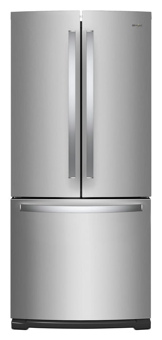 Whirlpool 30\" 20 Cu. Ft. French-Door Refrigerator - Fingerprint Resistant Stainless Steel - WRF560SMHZ