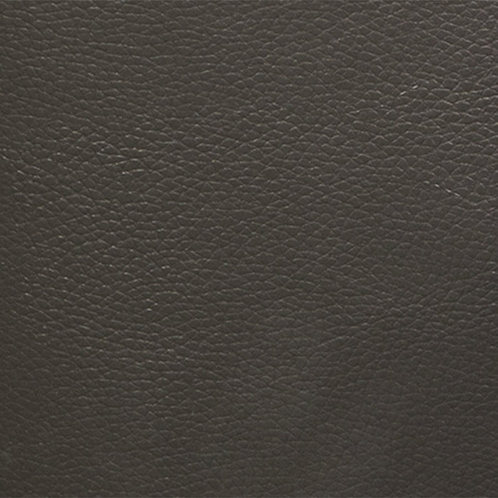 Curt 63\" Genuine Leather Loveseat with Button Tufting - Grey