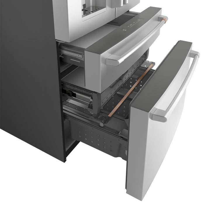 Cafe 36\" 27.8 Cu. Ft. French-Door Refrigerator - Stainless - CVE28DP2NS1